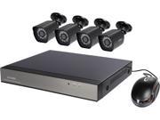 Zmodo 8 Channel NVR with 1TB HDD 4 Full HD 1080p sPoE IP Security Camera System