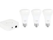 Philips Hue White and Color Ambiance A19 Bulb Starter Kit 3rd Generation 464479