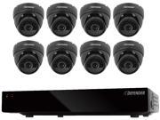Defender 21092 8 Channel 500GB Smart Security DVR with 8 Ultra Hi-res Outdoor Surveillance Cameras