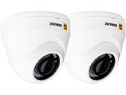 Defender HDCD2 HD 1080p Indoor Outdoor 2 Pack Dome Security Cameras
