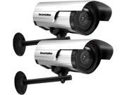 SecurityMan SM 3802 2PK Dummy Outdoor Indoor Camera with Flashing LED 2 Pack