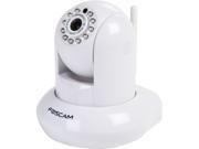 Foscam FI9821P W Plug Play 1.0 Megapixel 1280 x 720 Wireless Pan Tilt Night Vision w IR Cut IP Camera White