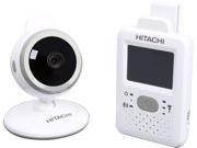 Hitachi BCM241T08 2.4 GHz Digital Video Baby Monitor with Night Vision Temperature Sensor