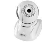 Pyle PIPCAMHD82WT IP Cam WiFi Security Camera Full HD 1080p with Remote Surveillance Monitoring Pan Tilt Controls App Download White