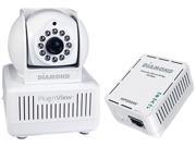 Diamond Multimedia HP500CKP PlugnView Remote Pet Monitoring Internet Night Vision Security Camera kit