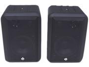 BIC America RtR V44 2 Shielded Indoor Outdoor Speakers Pair Black