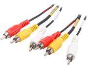 C2G Model 40449 12 ft. Value Series Composite Video Stereo Audio Cable