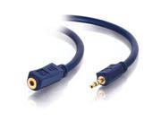 Cables To Go 40606 1.5 ft. Velocity 3.5mm M F Stereo Audio Extension Cable