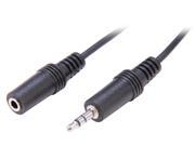 C2G 40406 3 ft. 3.5mm M F Stereo Audio Extension Cable