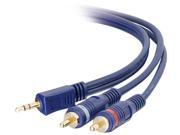 C2G 40616 25 ft. Velocity One 3.5mm Stereo Male to Two RCA Stereo Male Y Cable