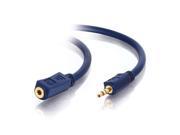 C2G 40608 6 ft Velocity 3.5mm Stereo Audio Extension Cable