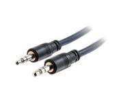 C2G 40516 25 ft. Plenum Rated 3.5mm Stereo Audio Cable with Low Profile Connectors