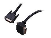 StarTech DVIDDMMBA6 Black 6 ft. M M 90Â° Down Angled Dual Link DVI D Monitor Cable