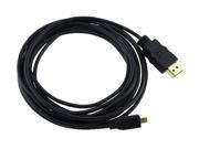 Insten 675770 10 ft. High Speed HDMI Cable with Ethernet Type D Micro M M Cable