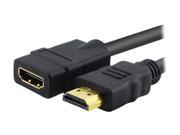 Insten 675810 3 ft. High Speed HDMI Cable M F Extension