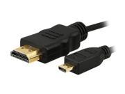 Insten 675514 10 ft. 2X High Speed HDMI Cable with Ethernet Type D Micro M M