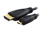 Insten 675497 6 ft. Micro HDMIÂ® type D to Standard HDMIÂ® Cable 3 Pack
