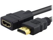 Insten 1044429 3 ft. High Speed HDMI Cable M F Extension