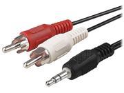 Insten 798756 6 ft. 3.5mm Stereo to 2 RCA Cable