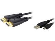Insten 252321 1 x High Speed HDMI Cable w 1 x USB Cable