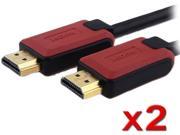 Insten 1161334 6 ft. 2 x High Speed HDMI Cable with Ethernet