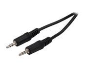 BYTECC SPC 12MM 12 ft. 3.5mm Stereo Speaker Cable Male To Male Black Jacket