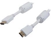 Coboc EA HDAC 6 WH 6 ft. White color 28AWG High Speed HDMI w Ethernet Certified Cable w Ferrite Cores