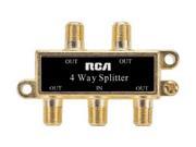 RCA VH49N Video 4 Way Signal Splitter RCA VH49N Video 4 Way Signal Splitter