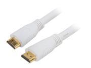 AMC HDM HDM HSE3524WT 35 ft. Hyper Series White High Speed HDMI Cable 24AWG with Ethernet Gold Plated Connector