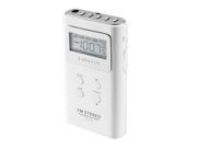 Sangean AM FM Stereo Pocket Radio DT 120 WHITE