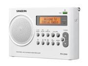 Sangean AM FM Weather Alert Rechargeable Compact Radio PR D9W