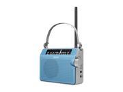 Sangean FM AM Compact Analogue Tuning Portable Receiver Blue PR D6BU