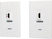 Tripp Lite P167 000 F F HDMI Over Cat5 Active Extender Wall Plate Kit White
