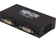 Tripp Lite B116 002A DVI Single Link Video Audio Splitter Booster 2 Port