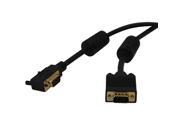 Tripp Lite P502 003 RA 3 ft. SVGA VGA Monitor Cable with RGB Coax HD15M to Right angle M
