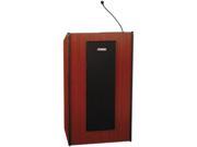 AmpliVox S450 MH Mahogany Presidential Plus Lectern with sound system
