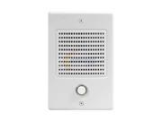 M S DMC Intercom Door Station with Bell Button White DS3B