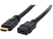 Link Depot HHSN 1 MF 1 ft. HDMI High speed with Ethernet male to female 24 AWG Cable