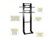 Bell’O PP59B Black Up to 63 Optional Flat Panel Mounting System