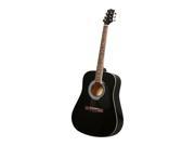 Silvertone SD3000PAK BK Acoustic Guitar Package Black