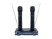 VocoPro VHF 3300 2 Channnel VHF Recharchable Wireless Microphone System