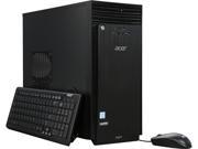 Acer Desktop PC Aspire T ATC 710 UR62 Intel Core i5 6th Gen 6400 2.7 GHz 16 GB DDR3 2 TB HDD 96 GB SSD Windows 10 Home 64 Bit