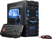 ABS Logic Frigate Gaming Desktop ALI130 Intel i3 7100 3.9 GHz 8 GB DDR4 1 TB HDD NVIDIA GTX 1050 2 GB Windows 10 Home 64 Bit