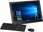 MSI All in One Computer Pro 24T 4BW 013US Pentium N3710 1.60 GHz 4 GB DDR3L 1 TB HDD 23.6 Touchscreen Windows 10 Home