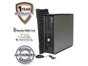 DELL Desktop Computer 760 Core 2 Duo E7600 (3.06 GHz) 4 GB DDR2 160 GB HDD Windows 7 Professional 64 Bit DELL Desktop Computer 760 Core 2 Duo E7600 (3.06 GHz) 4 GB DDR2 160 GB HDD Windows 7 Professional 64 Bit