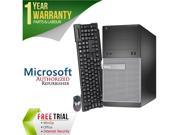 DELL Desktop Computer OptiPlex 3010 Intel Core i5 3450 3.10 GHz 8 GB DDR3 2 TB HDD Windows 10 Pro