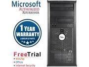 DELL Desktop Computer OptiPlex GX745 Core 2 Duo E6300 (1.86 GHz) 4 GB DDR2 320 GB HDD Windows 10 Pro DELL Desktop Computer OptiPlex GX745 Core 2 Duo E6300 (1.86 GHz) 4 GB DDR2 320 GB HDD Windows 10 Pro