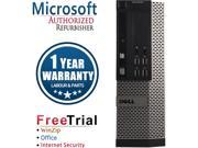 Refurbished DELL OptiPlex 990 SFF Intel Core I3 2100 3.1G 16G DDR3 2TB DVD Windows 7 Professional 64 Bit 1 Year Warranty