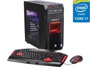 CyberpowerPC Desktop Computer Gamer Xtreme 1514 Intel Core i7 5th Gen 5820K 3.30 GHz 8 GB DDR4 1 TB HDD 120 GB SSD Windows 10 Home 64 bit