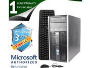 HP Desktop Computer 6200 Pro Intel Core i5 2400 3.10 GHz 4 GB DDR3 1 TB HDD Windows 7 Professional 64-Bit